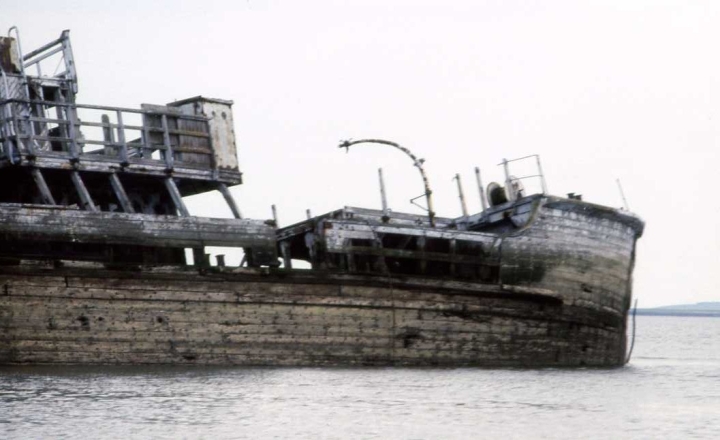 Starboard side of the ship